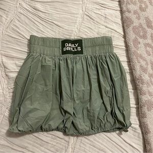 Daily Drills Bubble Skirt in “Harbor” Blue / Green Size Medium